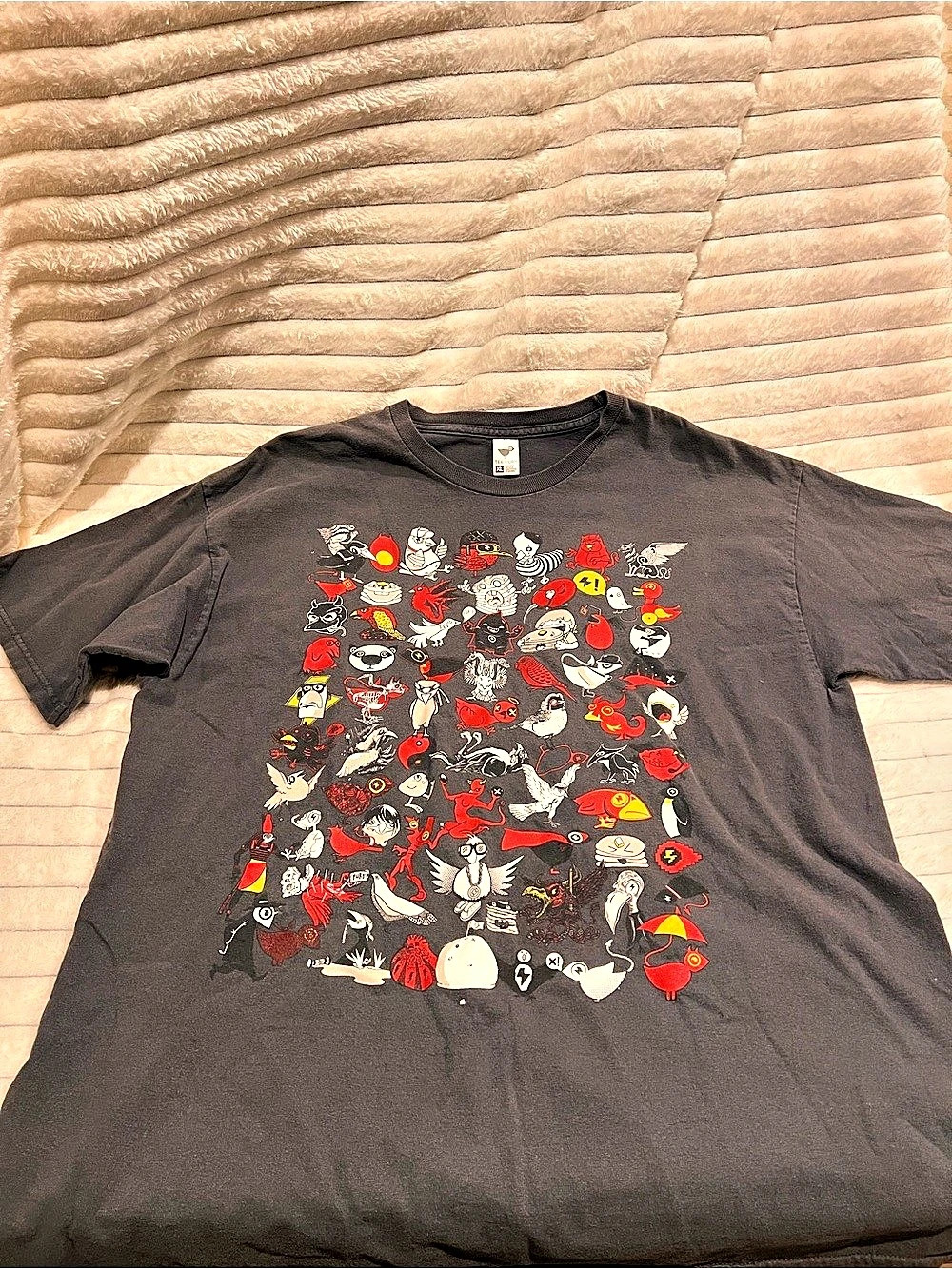 Tee Fury Graphic Tee in Black & Red Size XL Like New